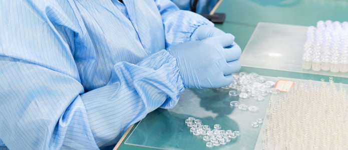 ISO 13485 microneedle production line