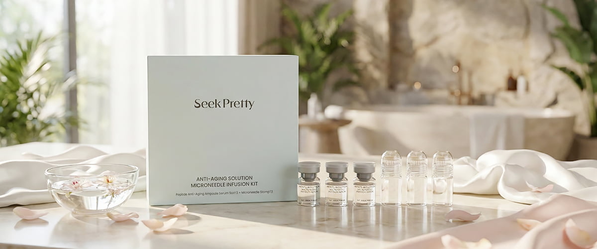 Microneedle infusion treatment kit set