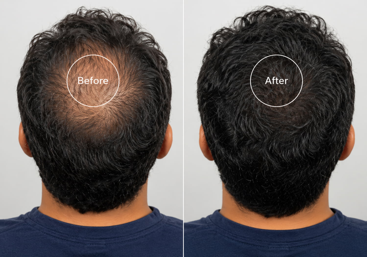 Customer scalp care result