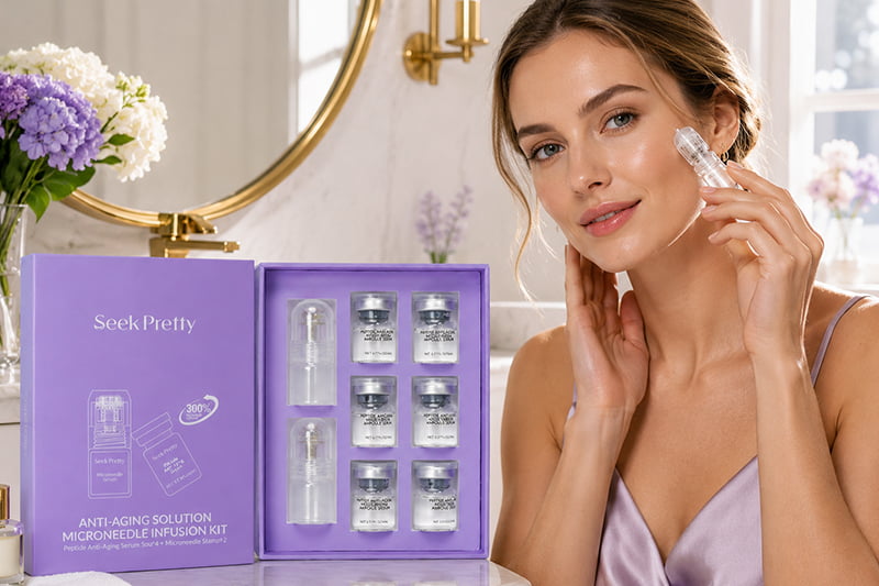 Peptide face renewal ampoules